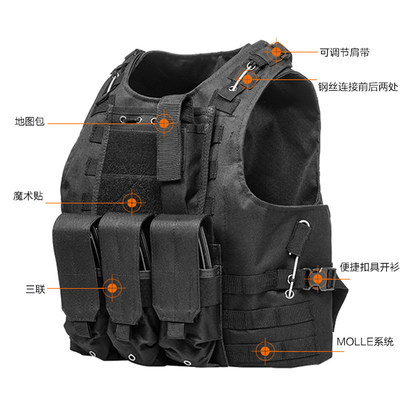 战术轻量化特种兵多功能两栖背心 织带设计的实用之选